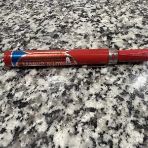 1966 Carter’s Marks-A-Lot Red Felt Tip Marker Vintage Advertising Pen USA